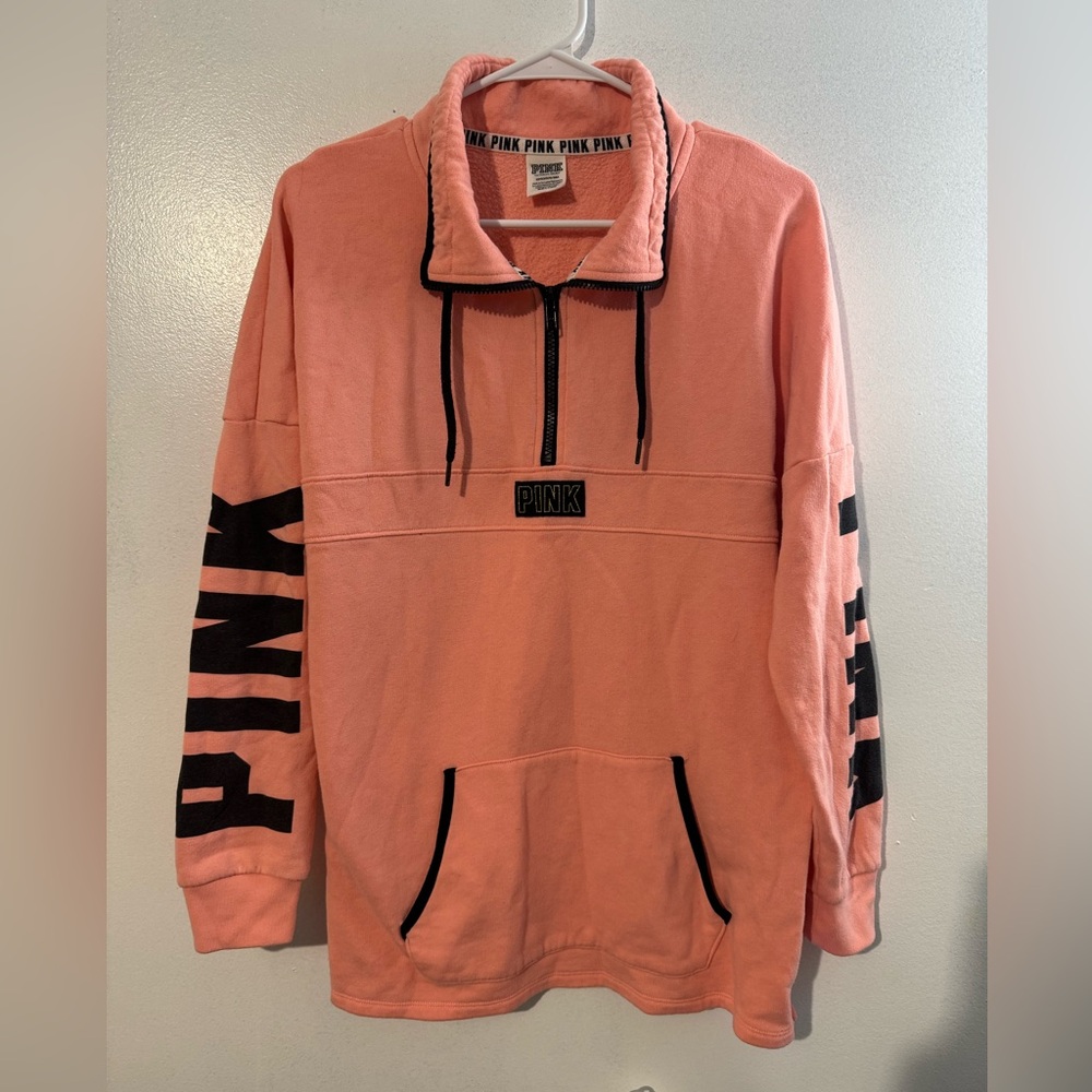 Victoria's Secret Pink Fleece with Black Trim
